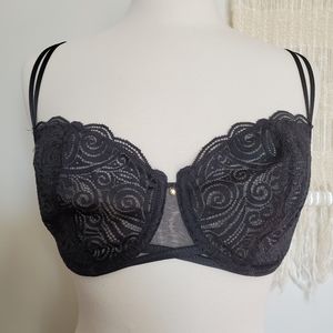 Chantelle Pyramid Lace Balconette Black 34DDD